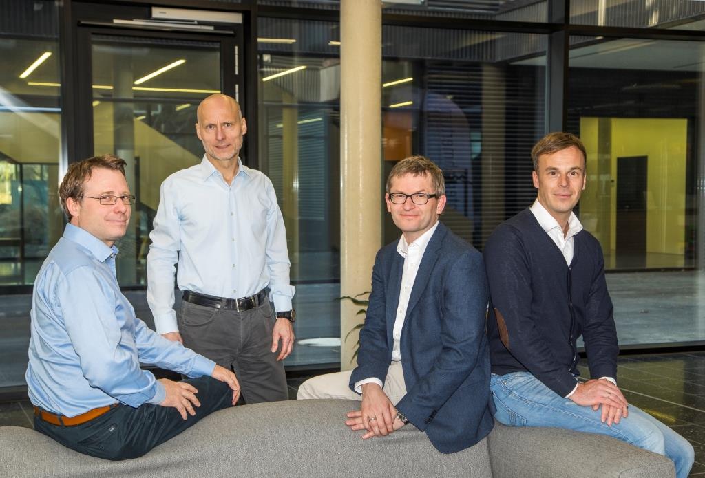 Die Partner von UVC Johannes von Borries, Dr. Ingo Potthof, Dr. Helmut Schönenberger und Andreas Unseld wollen mit Fonds II 70 Mio. EUR in Technologie-Start-ups investieren.