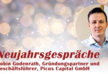 Neujahrsgespräch mit Robin Godenrath, Picus Capital