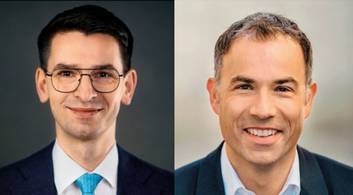 Amos Veith (li.), Dr. Robert Eberius, Poellath