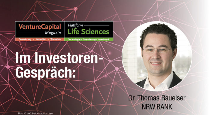 „Unser Life Science-Portfolio ist vielfältiger und facettenreicher geworden“ „Unser Life Science-Portfolio ist vielfältiger und facettenreicher geworden“ - Interview mit Dr. Thomas Raueiser, Senior Investment Manager für Life Sciences & Cleantech, NRW.Bank