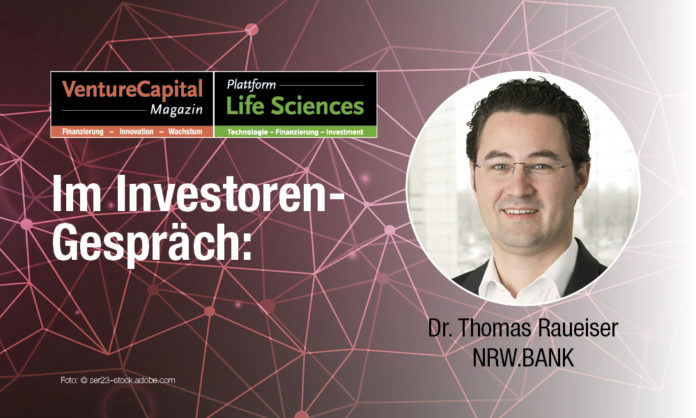 „Unser Life Science-Portfolio ist viel­fältiger und facettenreicher geworden“ - Interview mit Dr. Thomas Raueiser, Senior Investment Manager für Life Sciences & Cleantech, NRW.Bank