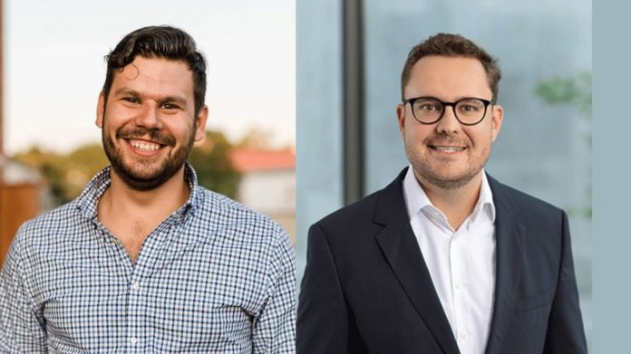 Manfred Tropper, mantro (li.), Ulrich Strobel, BayBG