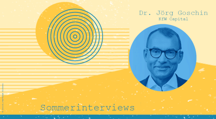 „Wir werden in Europa kurz- bis mittelfristig größere VC-Fonds sehen“ Dr. Jörg Goschin