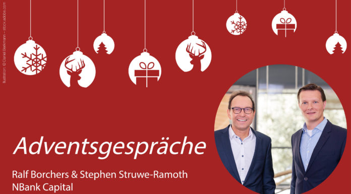 „Corona hat starke Nachfrage nach Wagniskapital geprägt“ Adventsgespräch mit Ralf Borchers und Stephen Struwe-Ramoth, NBank Capital