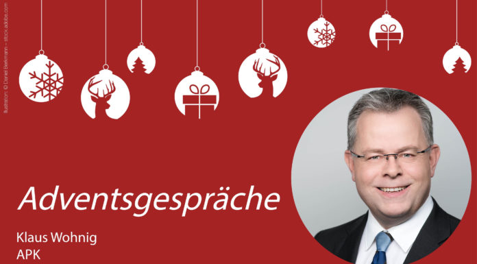 „Für APK war 2021 ein gutes Jahr – trotz Corona“ Adventsgespräch mit Klaus Wohnig, APK