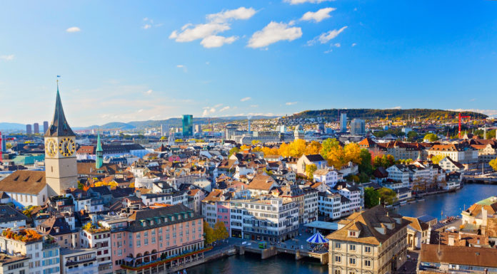 Fintech-Segement erreicht neue Höchstwerte in der Schweiz Zürich lag bei den Venture Capital-Investments 2021 auf dem ersten Platz