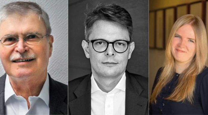 Standardverträge für Mitarbeiterbeteiligung Dr. Roland Kirchhof, Dr. Jens Wenzel, Gloria Bäuerlein (v.l.n.r.)