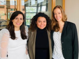 Dr. Daniela Arango, Dr. Joana Gil, Dr. Wienke Reynolds (v. l. n. r.), Lignopure