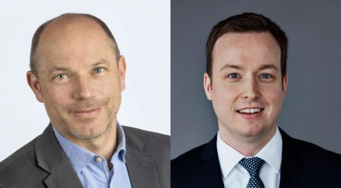 “We need more Swiss first movers” Prof. Dr. Maurice Pedergnana and Thomas Heimann (v.l.n.r.), SECA