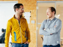 Adrian Thoma und Eric Heintze, Gründermotor Management (v.l.n.r.)