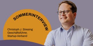 Sommerinterview mit Christoph J. Stresing, Startup-Verband