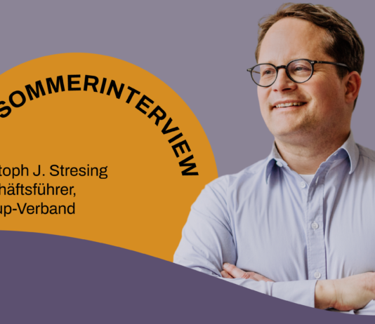 Sommerinterview mit Christoph J. Stresing, Startup-Verband