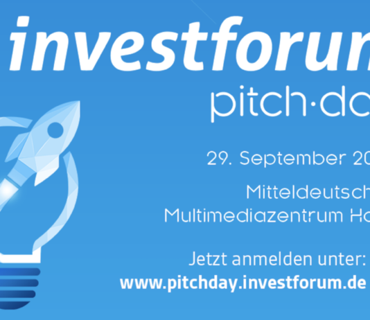 Investforum Pitch-Day am 29. September 2022 in Halle (Saale)