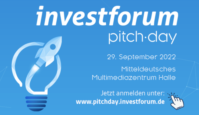 Investforum Pitch-Day am 29. September 2022 in Halle (Saale)