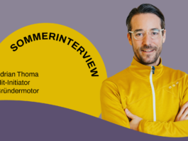 Sommerinterview mit Adrian Thoma, Mit-Initiator Gründermotor
