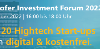 Fraunhofer Investment Forum