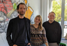 Kooperation: WorkInn UND WORQS freuen sich auf die Zusammenarbeit Tim Schabsky, Denise Ruhrberg, Tobias Kollewe (v.l.)