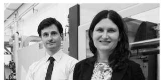 Das CO2BioClean-Gründerteam Dr. Fabiana Fantinel und Alessandro Carfagnini