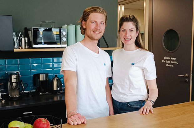 Das Blue Fram Gründungs-Duo Philip von Have und Katia Pott (c) Blue Farm