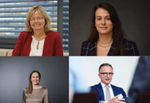 Markus Solibieda (BASF Venture Capital), Sigrid Rögner (IDS), Tanja Rosendahl (F-Log), Romy Schnelle (HTGF)