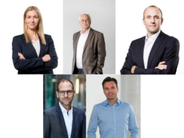 Claudia Landrock (futureSax) & Roger Bendisch (IBB Ventures) & Kevin Reeder (bm|t beteiligungsmanagement thüringen) & Daniel Worch (Univations) & Thomas Krause (Brandenburg Kapital)