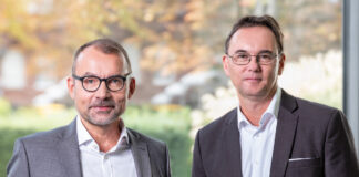 Dr. Jörg Goschin und Alexander Thees (r.), Co-Geschäftsführer KfW Capital (c) KfW Capital/W. Vorjohann