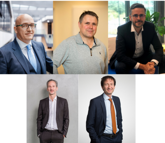 Christian Schatz (FGS), Christian Plangger (Nordwind Growth), Carsten Just (EIF), Sascha Alilovic (SHS Capital), Uli Grabenwarter (EIF)