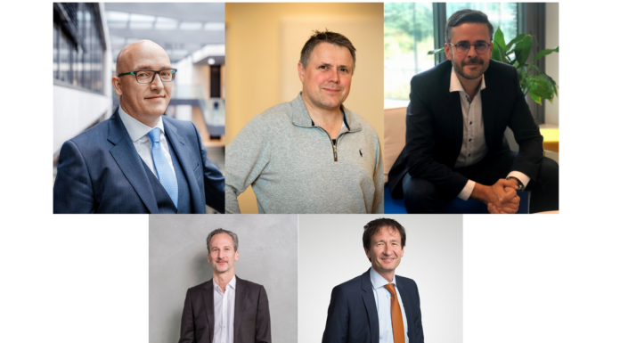 Christian Schatz (FGS), Christian Plangger (Nordwind Growth), Carsten Just (EIF), Sascha Alilovic (SHS Capital), Uli Grabenwarter (EIF)