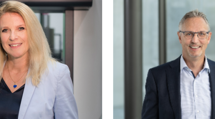 Dr. Heike Wenzel, CEO Wenzel Group (Copyright: Wenzel), Alois Bösl, Bereichsleiter BayBG (c) BayBG