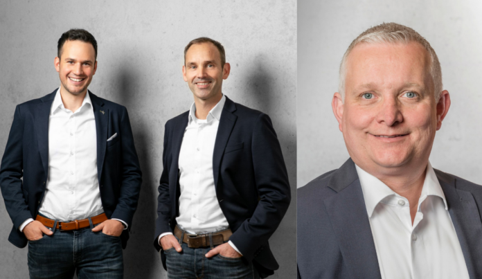 Lukas Flöß, Dr. Stefan Welte (Inovedis) & Frank Kraheberger (MBG Baden-Württemberg)