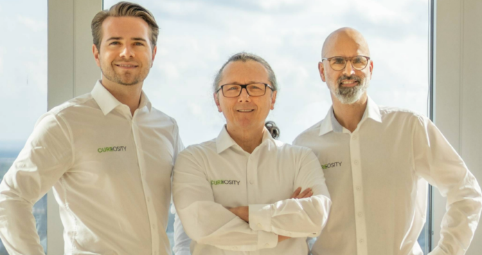 Caesar van Heyningen (CEO), Thomas Saur (CVO) und Stefan Arand (CTO), Cureosity (c) Cureosity