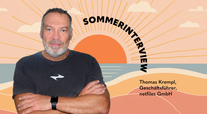 „Datenschutz und Datensicherheit sind bei uns absolute Chefsache“ Thomas Krempl ist Geschäftsführer der netfiles GmbH.