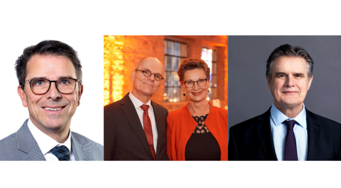 „Von der Partymaus zur etablierten Plattform“ Dr. Jörg aus der Fünten (Heuking), Birgit und Wolfgang Lubert (EnjoyVenture Management), Georg Leander Zerbach (Zerbach & Company Corporate Finance)