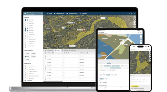 10 Mio. EUR Wachstumskapital für OCELL Dynamic Forest ist eine Software, die es Forstbetrieben ermöglicht, ihre Wälder nachhaltiger und effizienter zu bewirtschaften. (c) OCELL