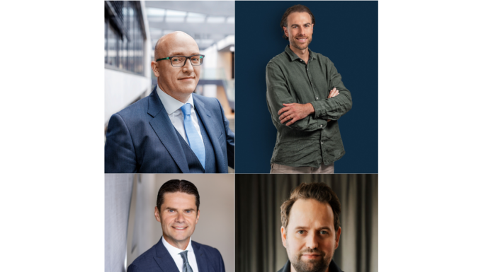 Wer am Ball bleibt, gewinnt Christian Schatz (Flick Gocke Schaumburg), Alexander Meyer-Scharenberg (Alstin Capital), Robert Massing (Solutio) & Alexander Langholz-Baikousis (Cherry Ventures)
