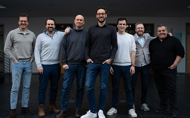 Das Team von Verus Digital mit Laurenz Darling, Legal Counsel bei Fraunhofer Venture
