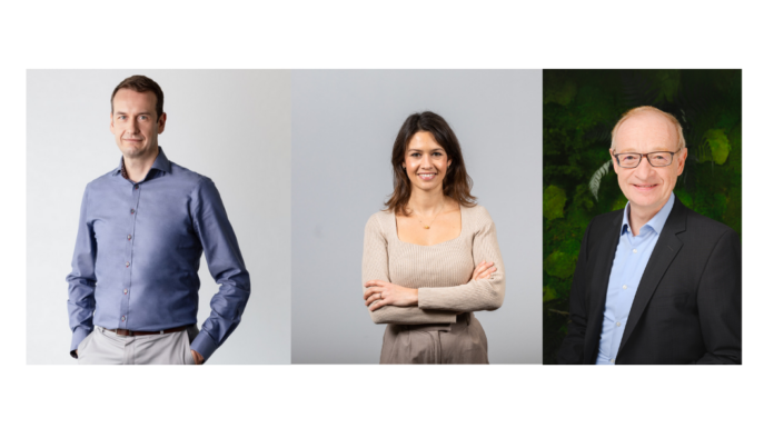 Markus Lehmann (IBB Ventures), Anna Sophie Blistein (BonVenture) & Dr. Michael Brandkamp (ECBF)