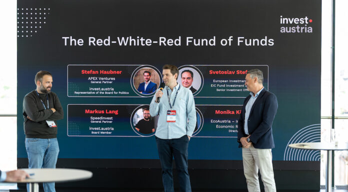 Beim investors Breakfast im Rahmen des Connect Days diskutieren austria.invest, Speedinvest und die Europäische Investitionsbank über den rot-weiß-roten Dachfonds (c) austria.invest