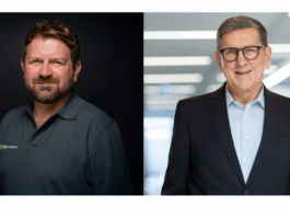Patrick Burkert (Campus Founders) & Prof. Reinhold Geilsdörfer (Dieter Schwarz Stiftung)