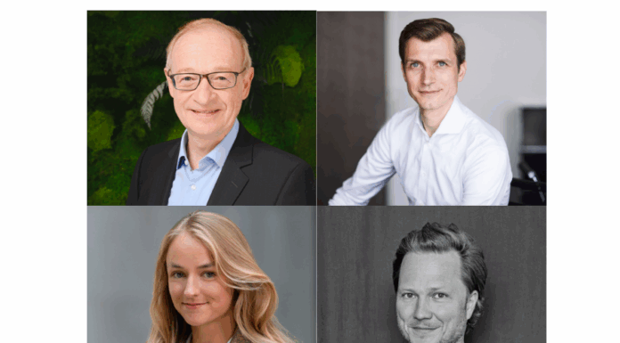 Dr. Michael Brandkamp (ECBF), Hannes Schill (eCapital), Dr. Elisabeth Schrey (DTCF) & Christoph Gras (Planet A)