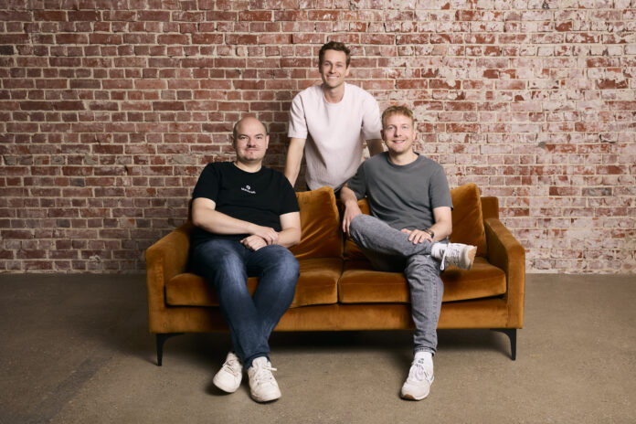 Die plancraft-Gründer Julian Wiedenhaus, Alexander Noll und Richard Keil