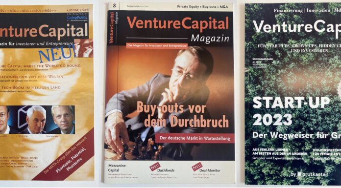 25 Jahre VentureCapital Magazin – im Wandel der Zeit