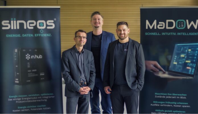 Thomas Dörffel (TGFS), Christian Groß & Marco Neubert (beide in.hub) (v.l.n.r.) (c) TGFS Thomas Dörffel (TGFS), Christian Groß & Marco Neubert (beide in.hub) (v.l.n.r.) (c) TGFS