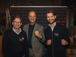 Dr. Alex von Frankenberg schließt sich dem KI-Fonds May Ventures an – Max Derpa, Dr. Alex von Frankenberg, Dominik Lohle (v.l.n.r.) (c) May Ventures