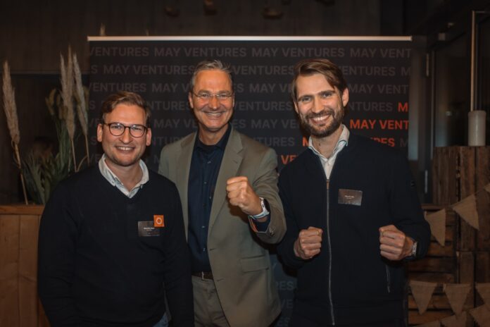 Dr. Alex von Frankenberg schließt sich dem KI-Fonds May Ventures an – Max Derpa, Dr. Alex von Frankenberg, Dominik Lohle (v.l.n.r.) (c) May Ventures Dr. Alex von Frankenberg schließt sich dem KI-Fonds May Ventures an – Max Derpa, Dr. Alex von Frankenberg, Dominik Lohle (v.l.n.r.) (c) May Ventures