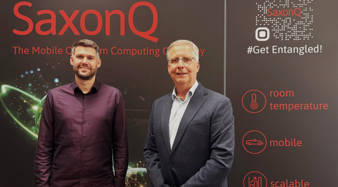 TGFS investiert in das Leipziger Deeptech‑Start-up SaxonQ Paul Michalke (TGFS) & Dr. Frank Schlicht (SaxonQ)