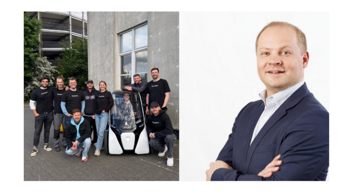 Hopper bringt urbanes Serienmodell auf die Straße Hopper Mobility-Team & Stephan Beier (bm|t beteiligungsmanagement thüringen)