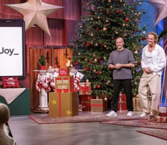 Joy_ war zu Gast in der Weihnachtssendung der "Höhle der Löwen". Der Deal kam anschließend mit Janna Ensthaler sowie der IBB Ventures, Swiss Founders Fund und weiteren Business Angels zustande. (c) IBB Ventures, Vox/Höhle der Löwen