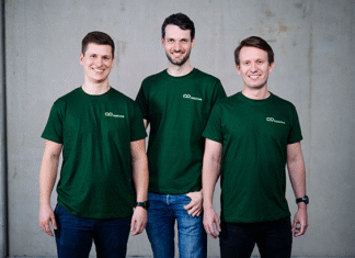 Co-reactive: 6.5 Mio. € Seed-Finanzierung für CO2-negative Baustofftechnologie Co-reactive Gründungsteam: v.l. Dr. Andreas Bremen (CEO), Orlando Kleineberg (CTO), Willi Peter (CCO)