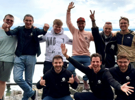 Das Team von AVES Reality rund um die Gründer Florian Albert, Severin Knebel und Matthias Heger